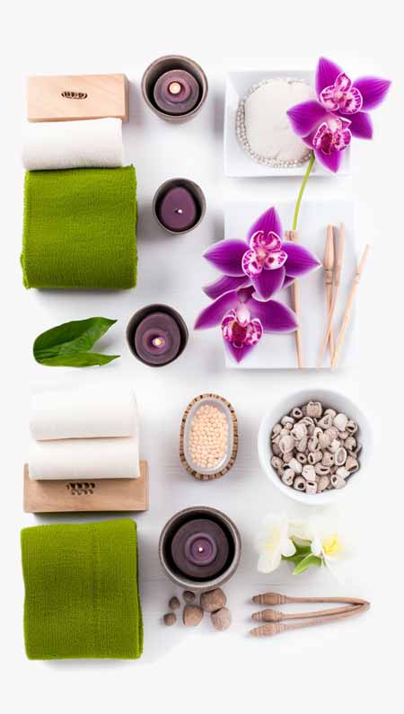 Thai-Massage Zubehör – Handtücher und Massagestab